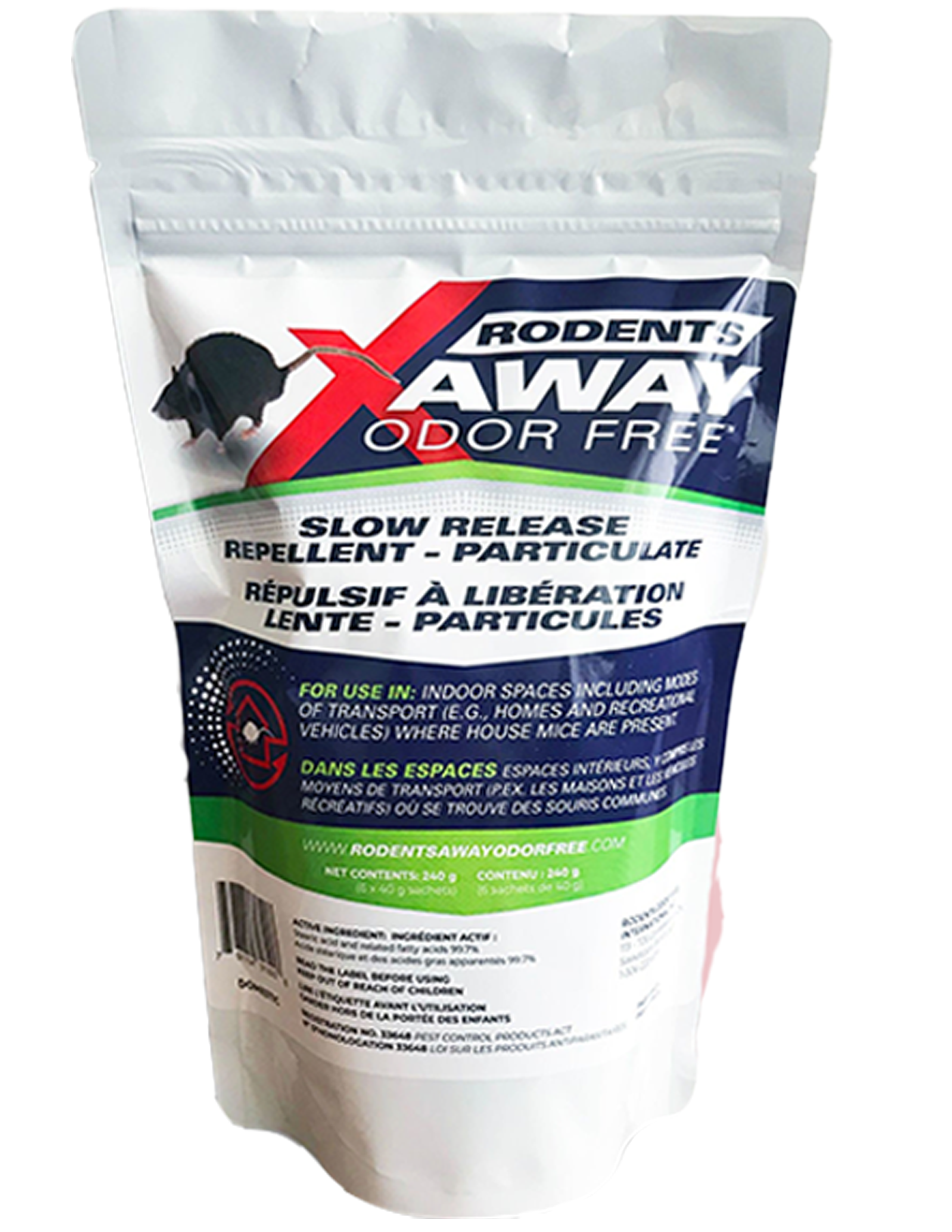 Rodents Away Odor Free