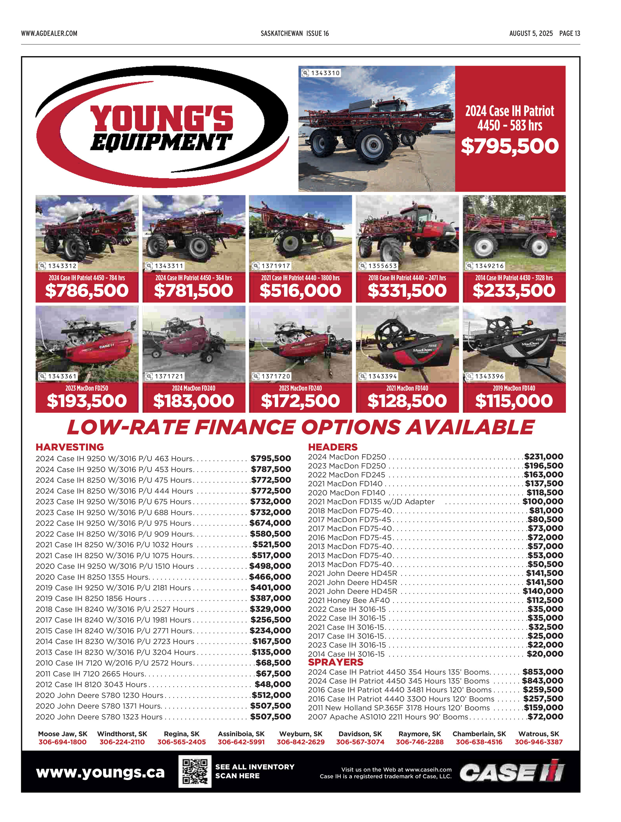 Ag Dealer Used Equipment Ad