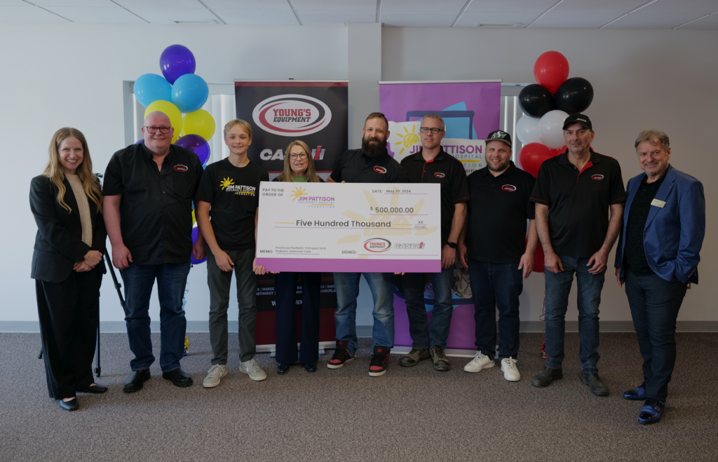 Young's Equipment Jim Pattison Children’s Hospital Donation